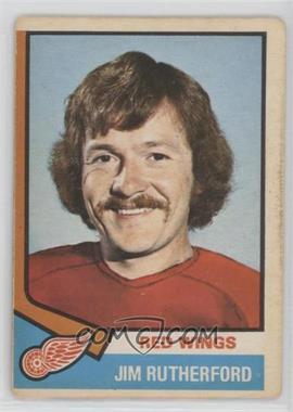 1974-75 O-Pee-Chee - [Base] #225 - Jim Rutherford [Good to VG‑EX]