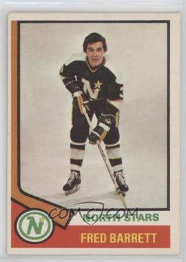 1974-75 O-Pee-Chee - [Base] #234 - Fred Barrett [Good to VG‑EX]