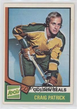 1974-75 O-Pee-Chee - [Base] #262 - Craig Patrick