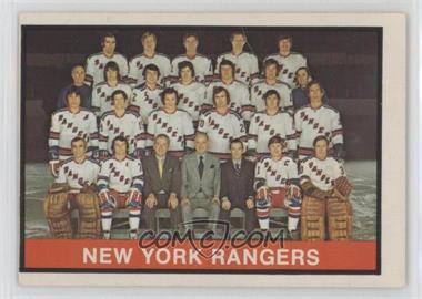 1974-75 O-Pee-Chee - [Base] #370 - New York Rangers Team [Good to VG‑EX]