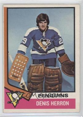 1974-75 O-Pee-Chee - [Base] #45 - Denis Herron