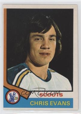 1974-75 O-Pee-Chee - [Base] #59 - Chris Evans