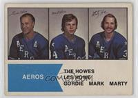 Gordie Howe, Mark Howe, Marty Howe