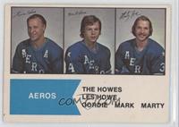 Gordie Howe, Mark Howe, Marty Howe