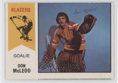 1974-75 O-Pee-Chee WHA - [Base] #48 - Don McLeod