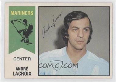 1974-75 O-Pee-Chee WHA - [Base] #60 - Andre Lacroix