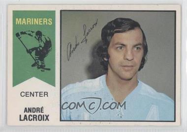 1974-75 O-Pee-Chee WHA - [Base] #60 - Andre Lacroix