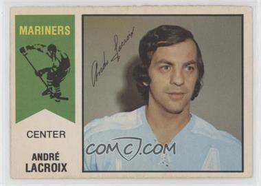 1974-75 O-Pee-Chee WHA - [Base] #60 - Andre Lacroix