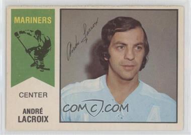 1974-75 O-Pee-Chee WHA - [Base] #60 - Andre Lacroix