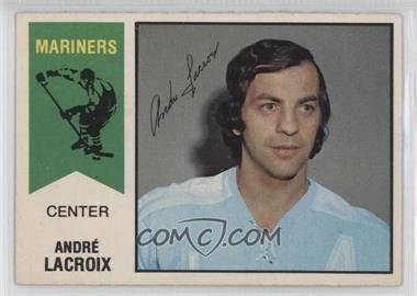 1974-75 O-Pee-Chee WHA - [Base] #60 - Andre Lacroix