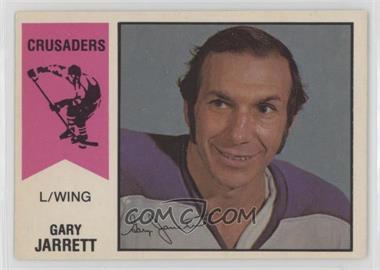 1974-75 O-Pee-Chee WHA - [Base] #61 - Gary Jarrett [Good to VG‑EX]