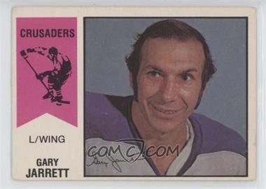 1974-75 O-Pee-Chee WHA - [Base] #61 - Gary Jarrett [Good to VG‑EX]