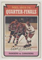NHL 1973-74 Quarter-Finals - Rangers vs. Canadiens [Poor to Fair]