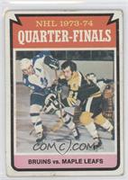 NHL 1973-74 Quarter-Finals - Bruins vs. Maple Leafs [Good to VG‑…