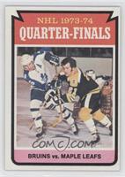 NHL 1973-74 Quarter-Finals - Bruins vs. Maple Leafs [Good to VG‑…