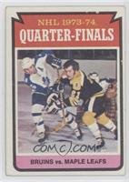 NHL 1973-74 Quarter-Finals - Bruins vs. Maple Leafs