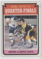 NHL 1973-74 Quarter-Finals - Bruins vs. Maple Leafs [Good to VG‑…