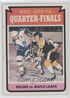NHL 1973-74 Quarter-Finals - Bruins vs. Maple Leafs [Poor to Fair]