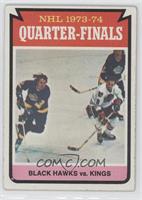 NHL 1973-74 Quarter-Finals - Black Hawks vs. Kings [Good to VG‑…