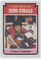 NHL 1973-74 Semi-Finals - Flyers vs. Rangers [Good to VG‑EX]