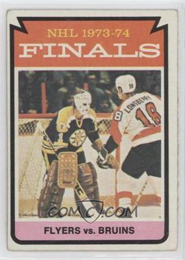 1974-75 Topps - [Base] #215 - NHL 1973-74 Finals - Flyers vs. Bruins [Good to VG‑EX]
