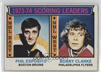 League Leaders - Phil Esposito, Bobby Clarke [Good to VG‑EX]