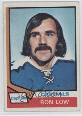 1974-75 Topps - [Base] #39 - Ron Low [Good to VG‑EX]