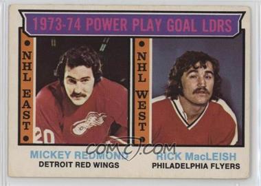 1974-75 Topps - [Base] #6 - League Leaders - Mickey Redmond, Rick MacLeish