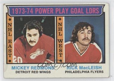 1974-75 Topps - [Base] #6 - League Leaders - Mickey Redmond, Rick MacLeish [Good to VG‑EX]
