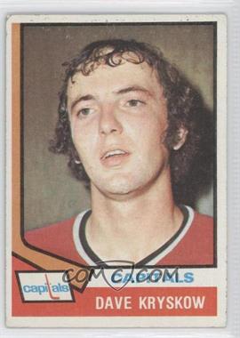 1974-75 Topps - [Base] #62 - Dave Kryskow [Good to VG‑EX]