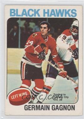 1975-76 O-Pee-Chee - [Base] #101 - Germain Gagnon