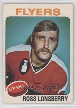 1975-76 O-Pee-Chee - [Base] #110 - Ross Lonsberry [Good to VG‑EX]
