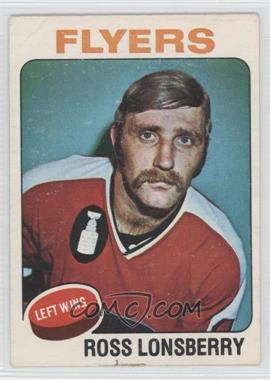 1975-76 O-Pee-Chee - [Base] #110 - Ross Lonsberry [Good to VG‑EX]