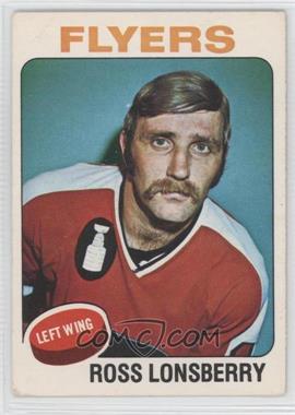 1975-76 O-Pee-Chee - [Base] #110 - Ross Lonsberry [Good to VG‑EX]