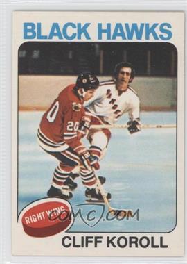 1975-76 O-Pee-Chee - [Base] #139 - Cliff Koroll