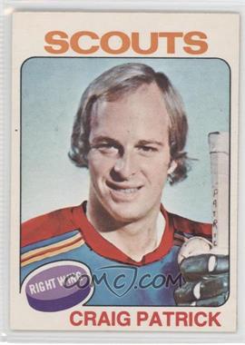 1975-76 O-Pee-Chee - [Base] #178 - Craig Patrick