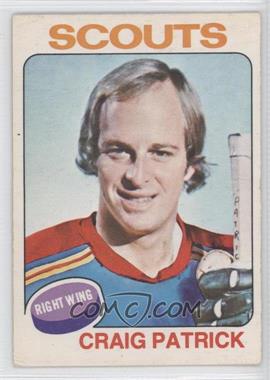 1975-76 O-Pee-Chee - [Base] #178 - Craig Patrick