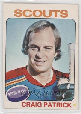 1975-76 O-Pee-Chee - [Base] #178 - Craig Patrick