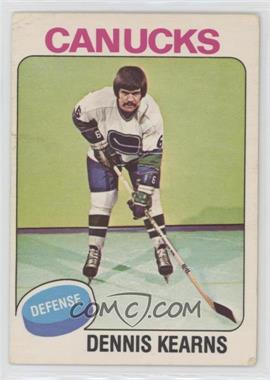 1975-76 O-Pee-Chee - [Base] #188 - Dennis Kearns [Poor to Fair]