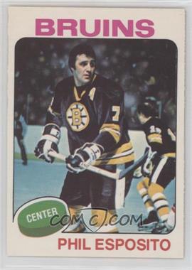 1975-76 O-Pee-Chee - [Base] #200.1 - Phil Esposito (No trade mentioned on front)