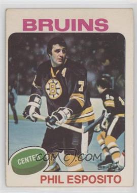 1975-76 O-Pee-Chee - [Base] #200.1 - Phil Esposito (No trade mentioned on front)