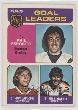 1975-76 O-Pee-Chee - [Base] #208 - Phil Esposito, Guy Lafleur, Rick Martin