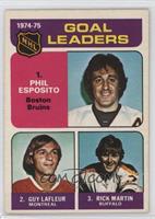 Phil Esposito, Guy Lafleur, Rick Martin [Poor to Fair]