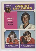 Bobby Clarke, Bobby Orr, Pete Mahovlich