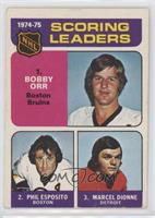 Phil Esposito, Marcel Dionne, Bobby Orr [Poor to Fair]