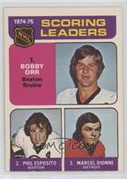 Phil Esposito, Marcel Dionne, Bobby Orr