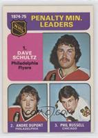 Dave Schultz, Andre Dupont, Phil Russell