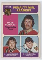 Dave Schultz, Andre Dupont, Phil Russell