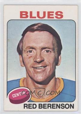 1975-76 O-Pee-Chee - [Base] #22 - Red Berenson