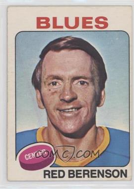 1975-76 O-Pee-Chee - [Base] #22 - Red Berenson